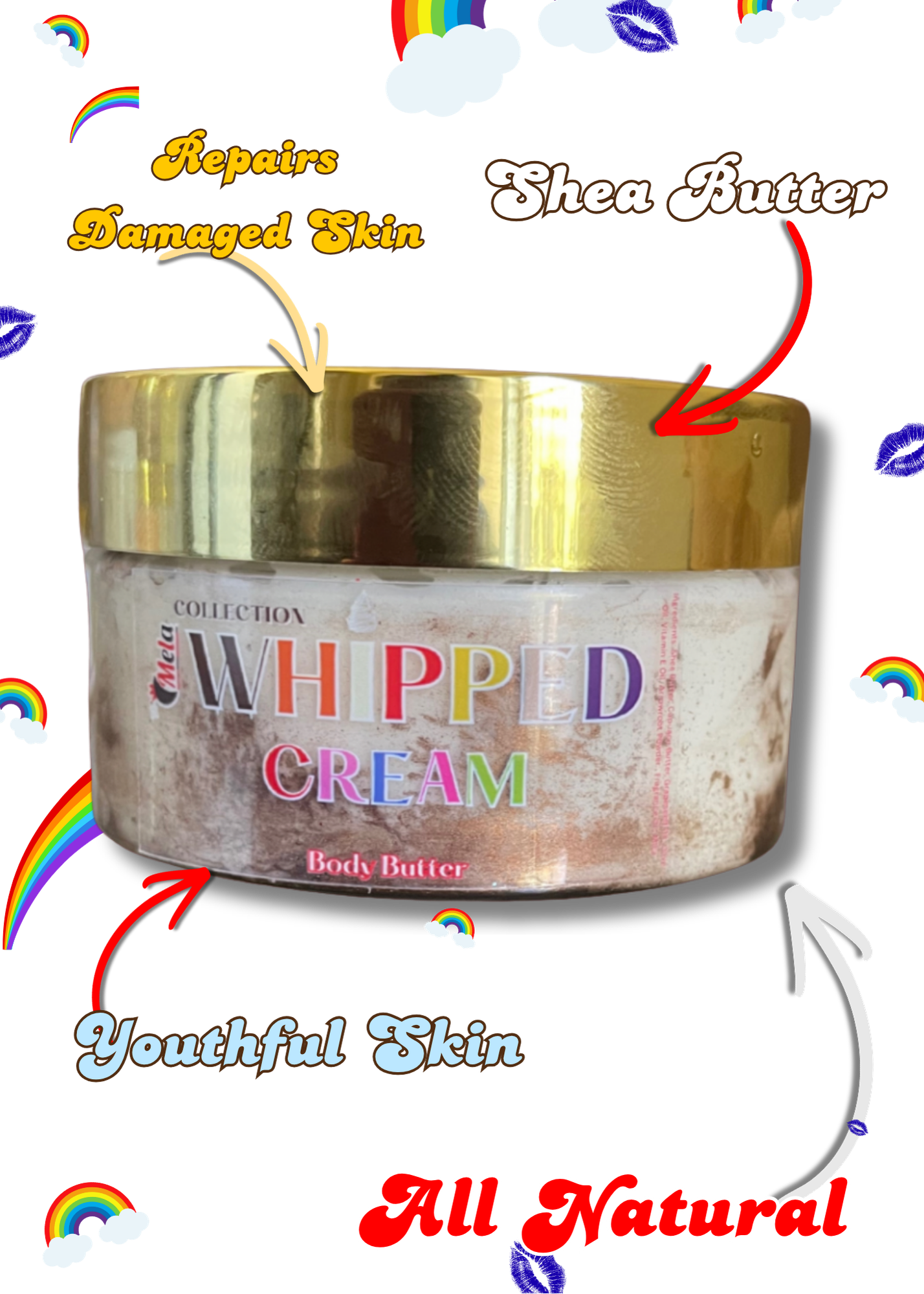“Cookies N Cream” Whipped Cream Body Butter (4oz)