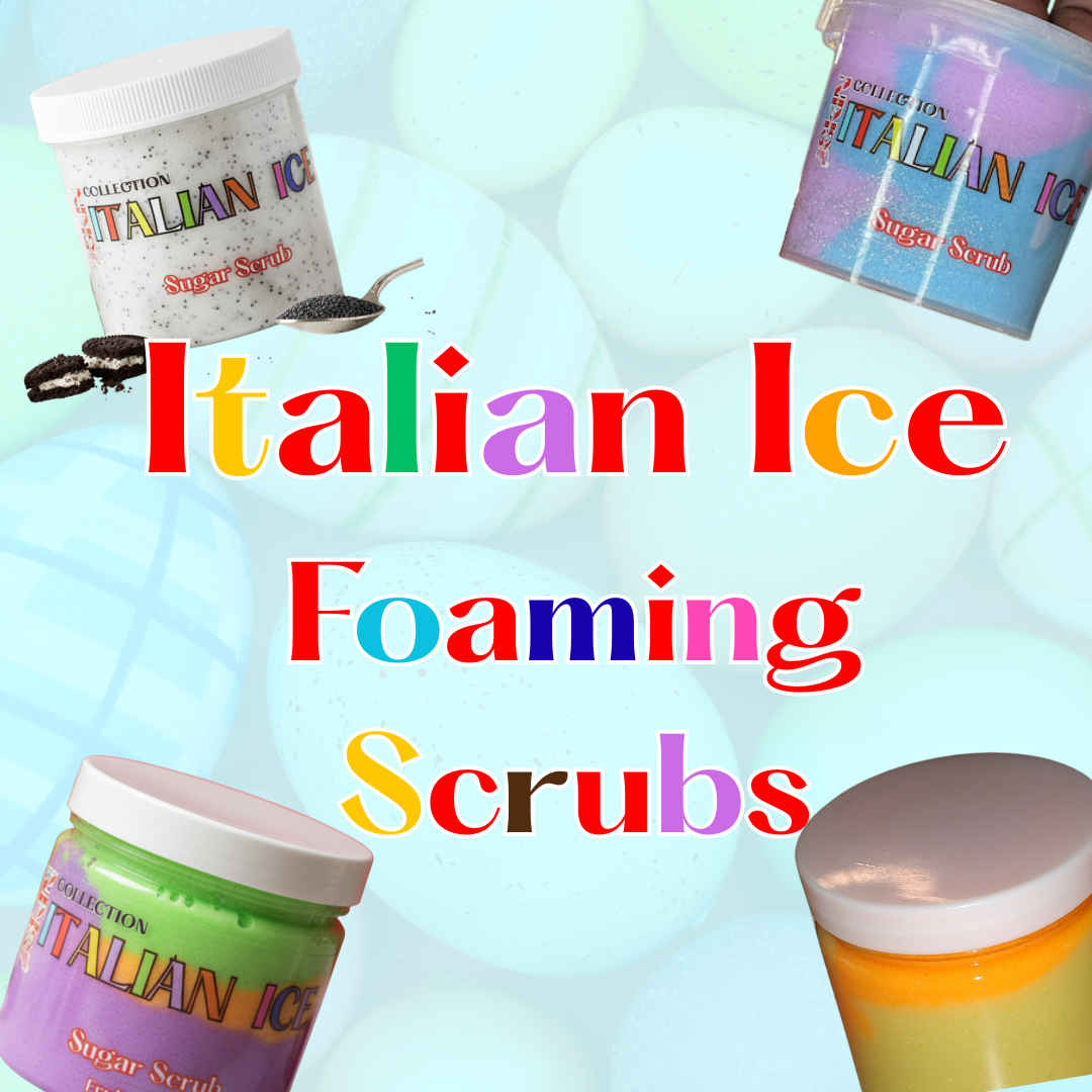 Italian Ice Foaming Sugar Scrubs