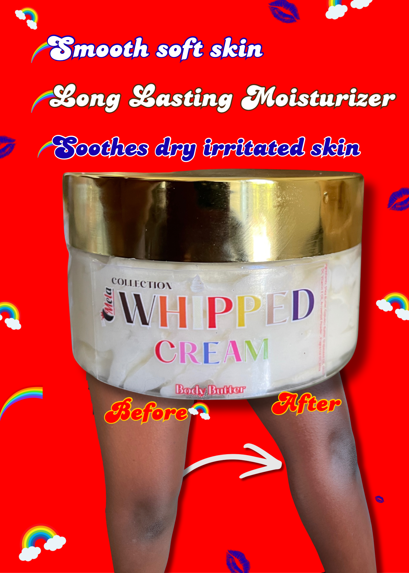 “Simply Suzi” Whipped Cream Body Butter (NO SCENT)(4oz) FRAGRANCE FREE