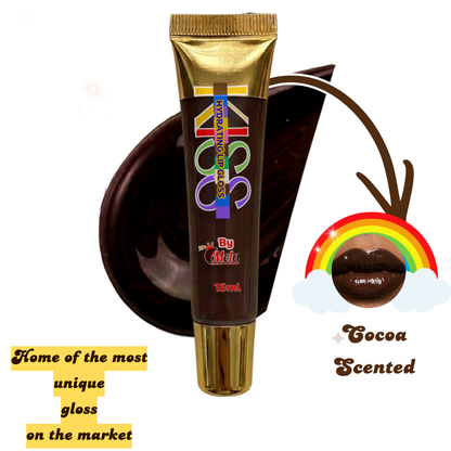 "Blackest BarB" lip gloss (15ml) Cocoa Scented