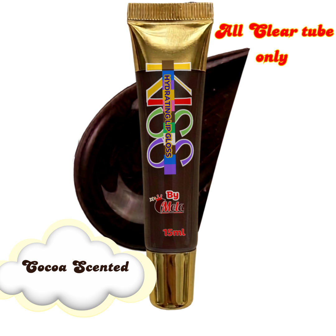 "Blackest BarB" lip gloss (15ml) Cocoa Scented