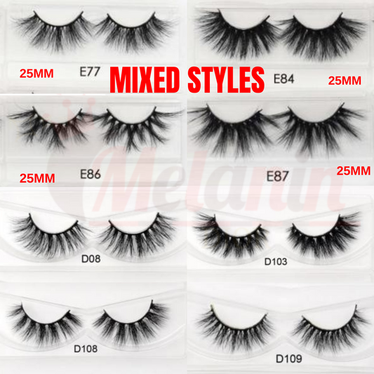 50 PCS PRE-ORDER WHOLESALE (MIXED LASHES)