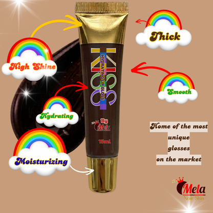"Blackest BarB" lip gloss (15ml) Cocoa Scented
