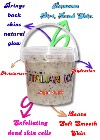 “Cookies N Cream” Italian Ice Body Scrub (9oz)