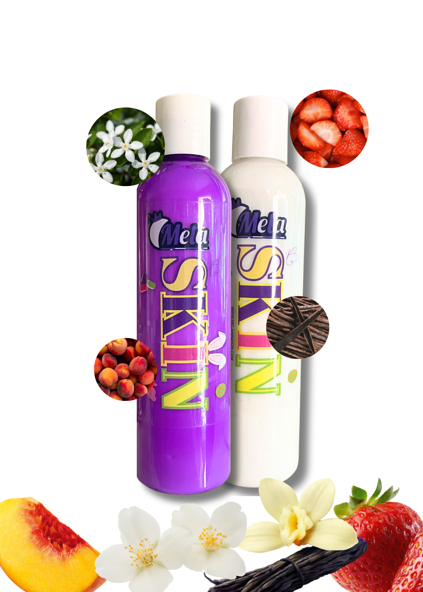 Pastel Paradise Bundle (Body Lotion) Includes 2 custom lip glosses (15ml)