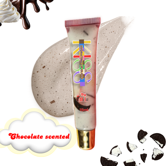 "Cookies N Cream" Lip Gloss (15ml) Chocolate Scented