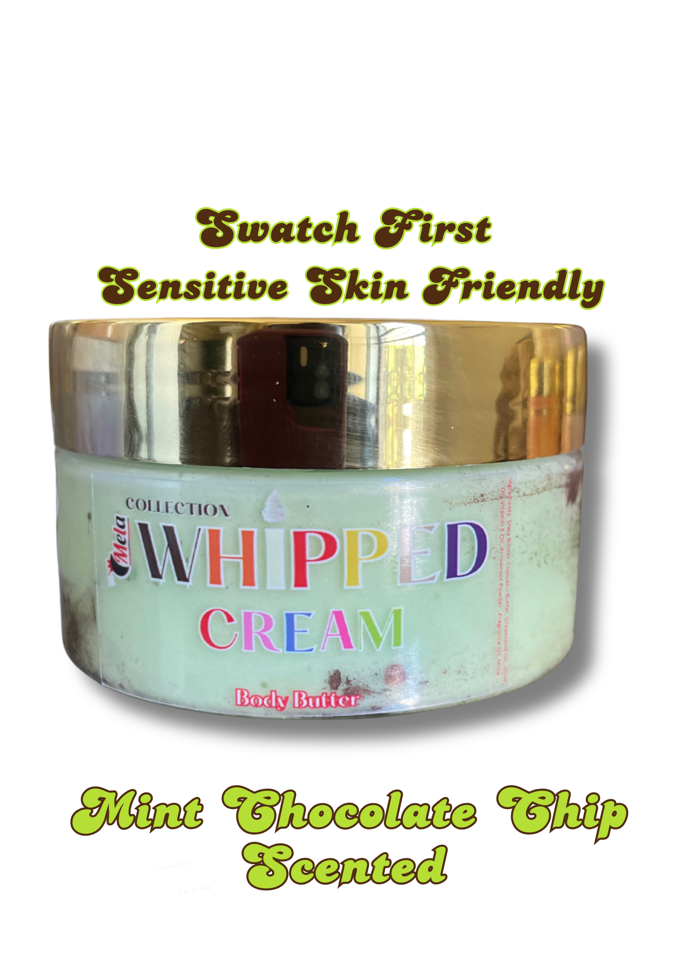 “Mint Chocolate Chip” Whipped Cream Body Butter (4oz)