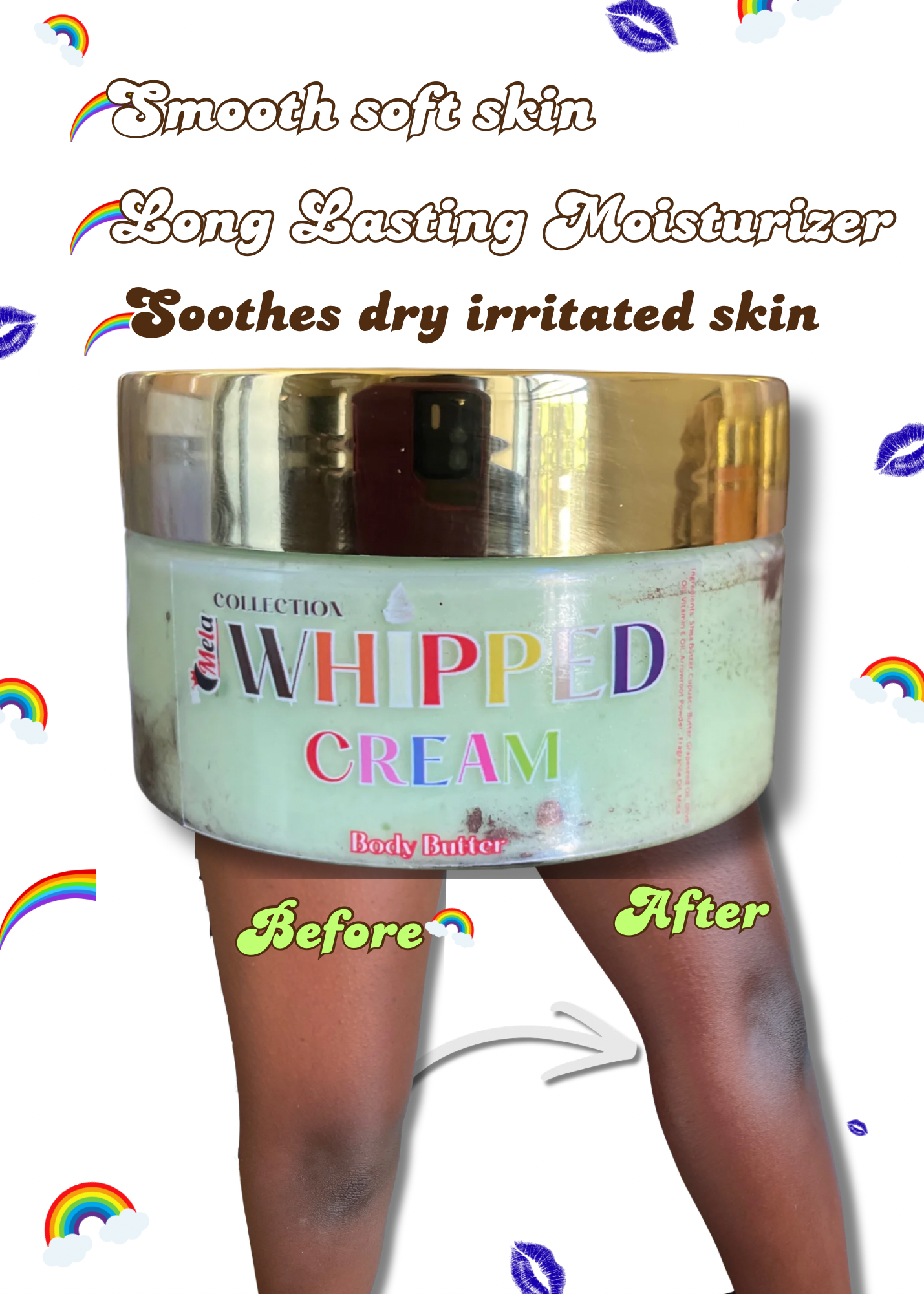 “Mint Chocolate Chip” Whipped Cream Body Butter (4oz)