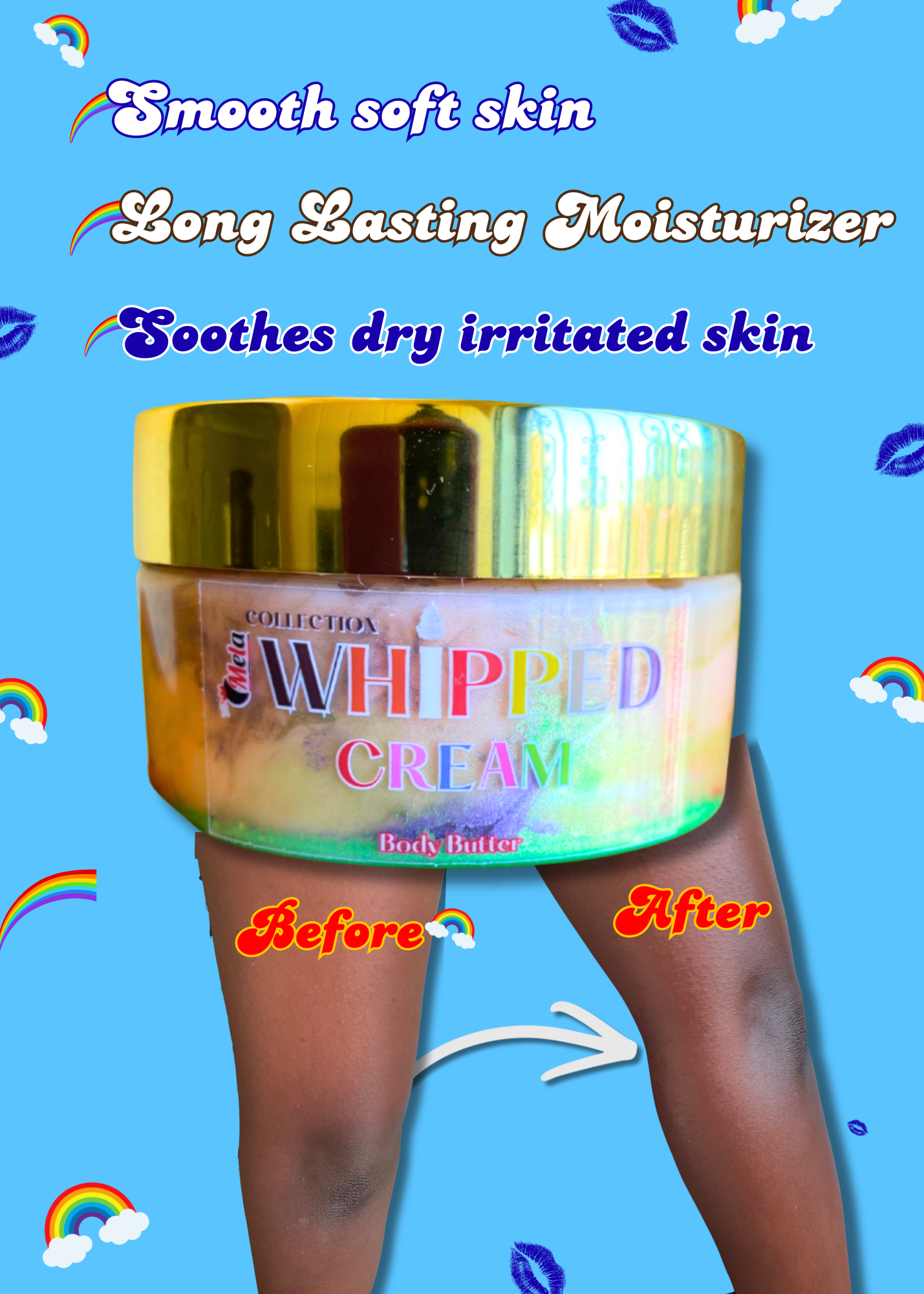 “Rainbow Baby” Whipped Cream Body Butter (4oz)