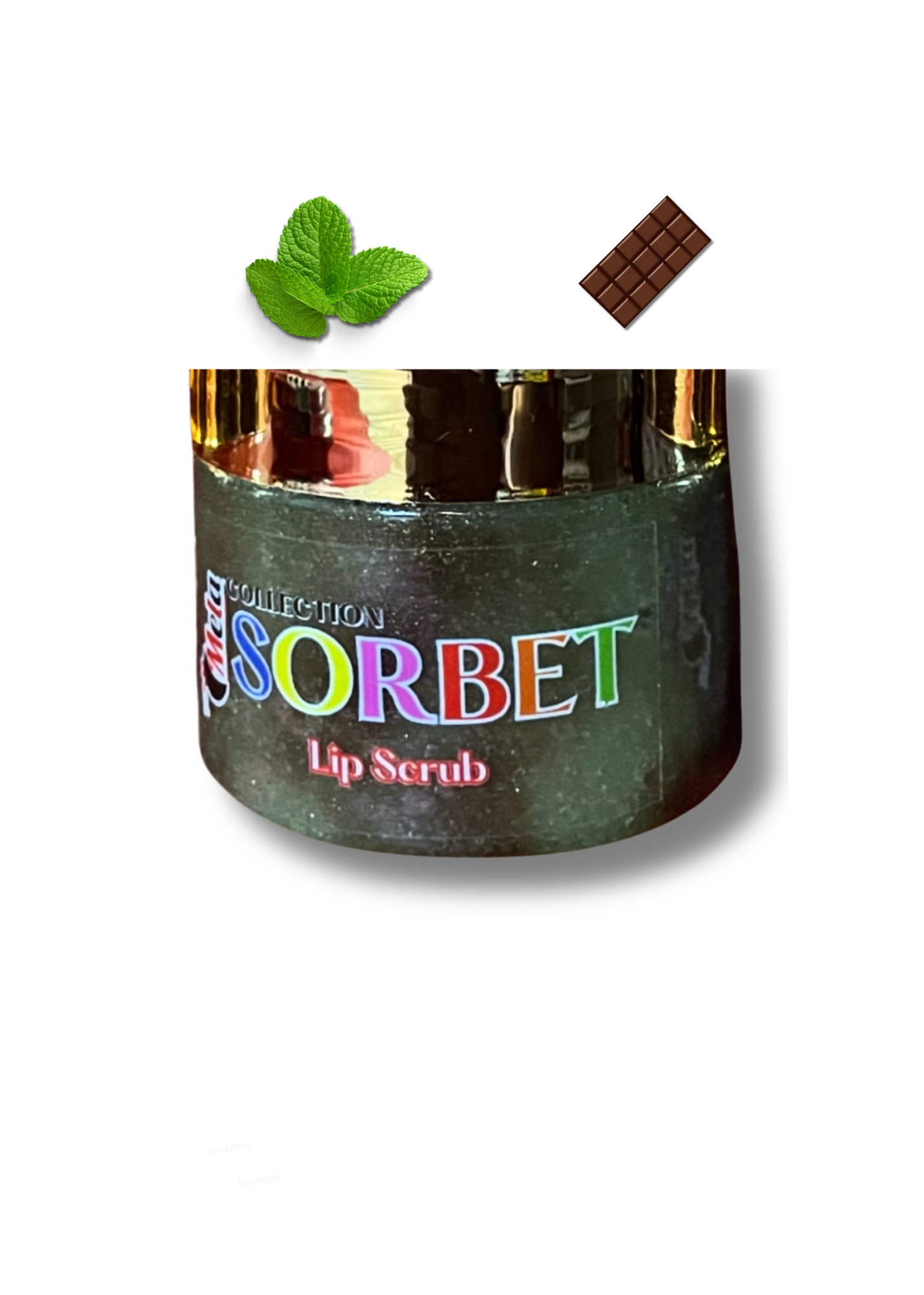 Mela Sorbet Lip Scrub Mint Chocolate Chip (2oz)