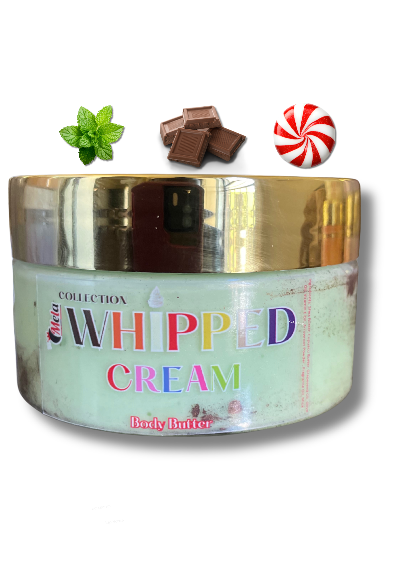 “Mint Chocolate Chip” Whipped Cream Body Butter (4oz)