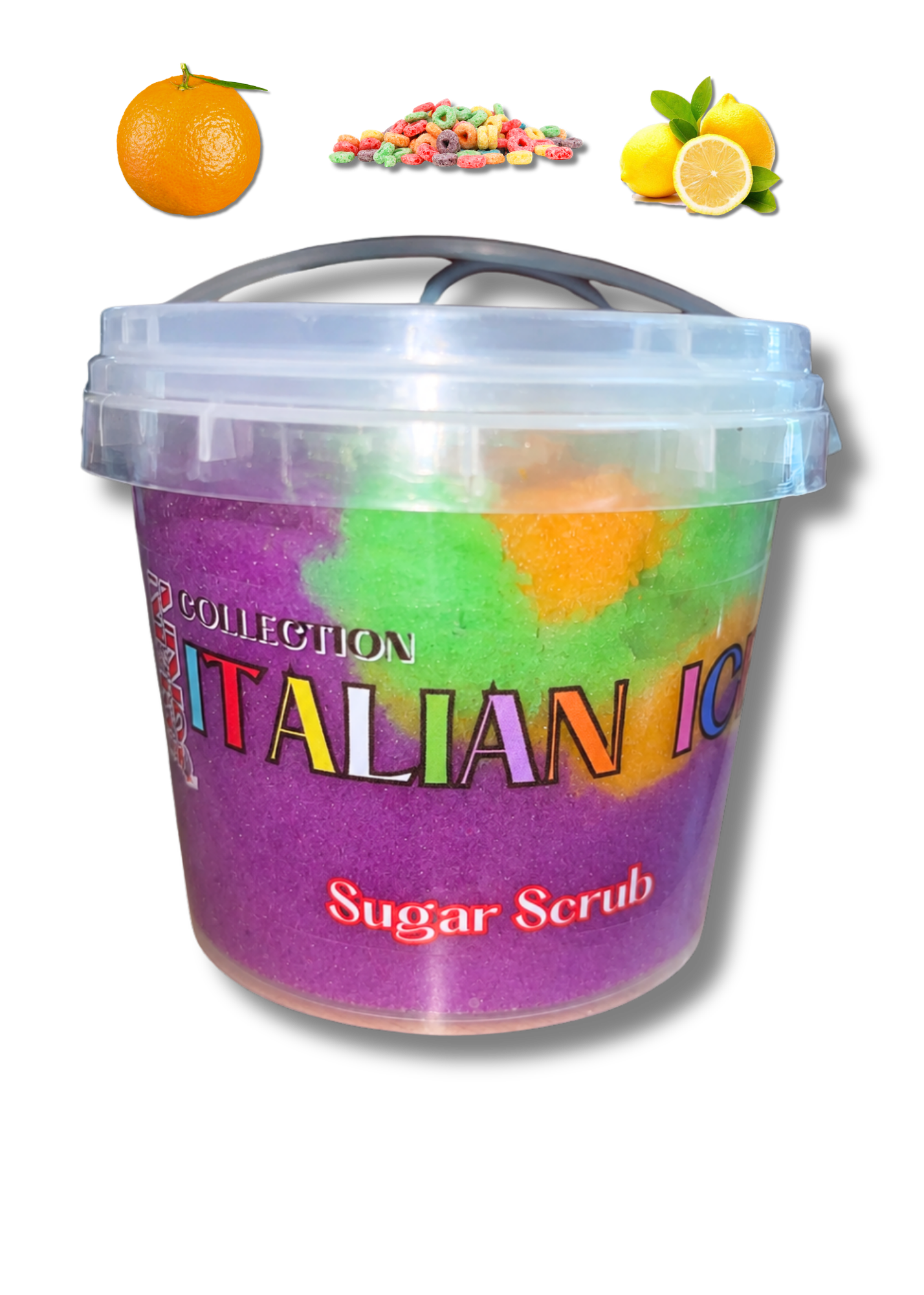 “Rainbow Baby” Italian Ice Sugar Scrub (9oz)
