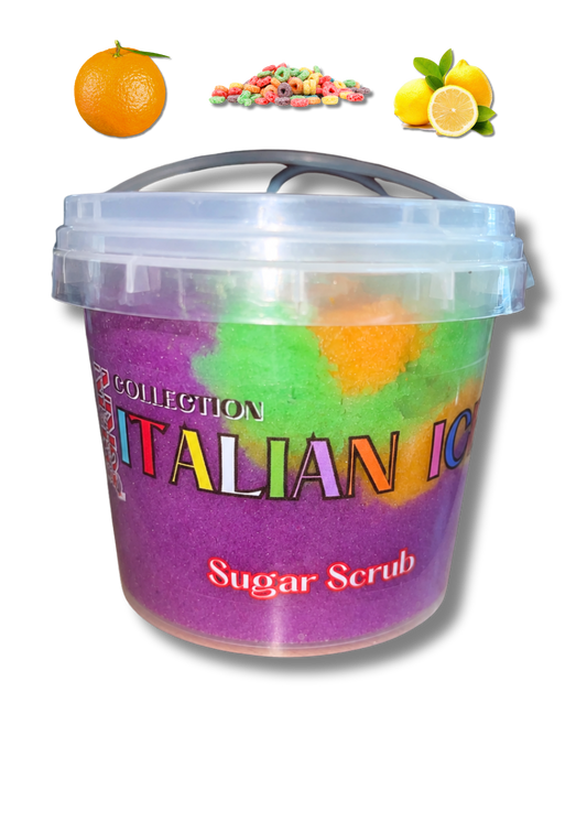 “Rainbow Baby” Italian Ice Sugar Scrub (9oz)