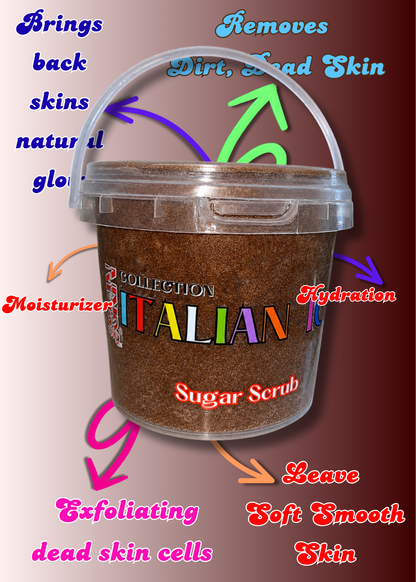 “Coco Dots” Italian Ice Sugar Scrub