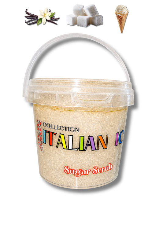 “Vanilla Dreams” Italian Ice Sugar Scrub (9oz)