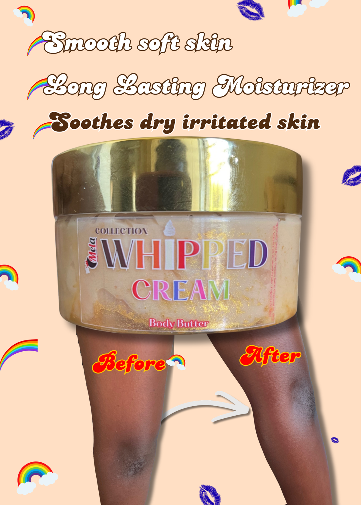 “Vanilla Dreams”🍨Whipped Cream Body Butter (4oz)