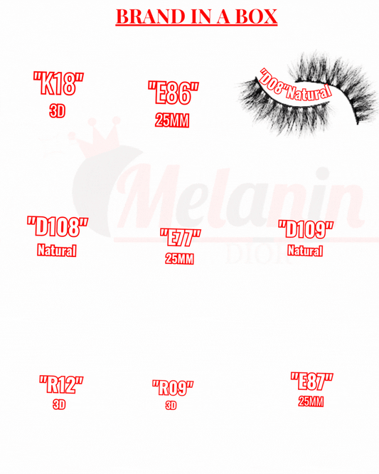❤️"BRAND IN A BOX" WHOLESALE LASHES (READ CAPTION) ❤️